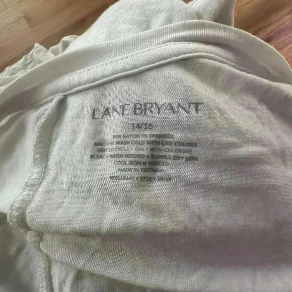 Women’s plus size white oversized flowy boho hippie top | SIZE 14/16 - Picture 5 of 5